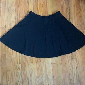 Black circle skirt